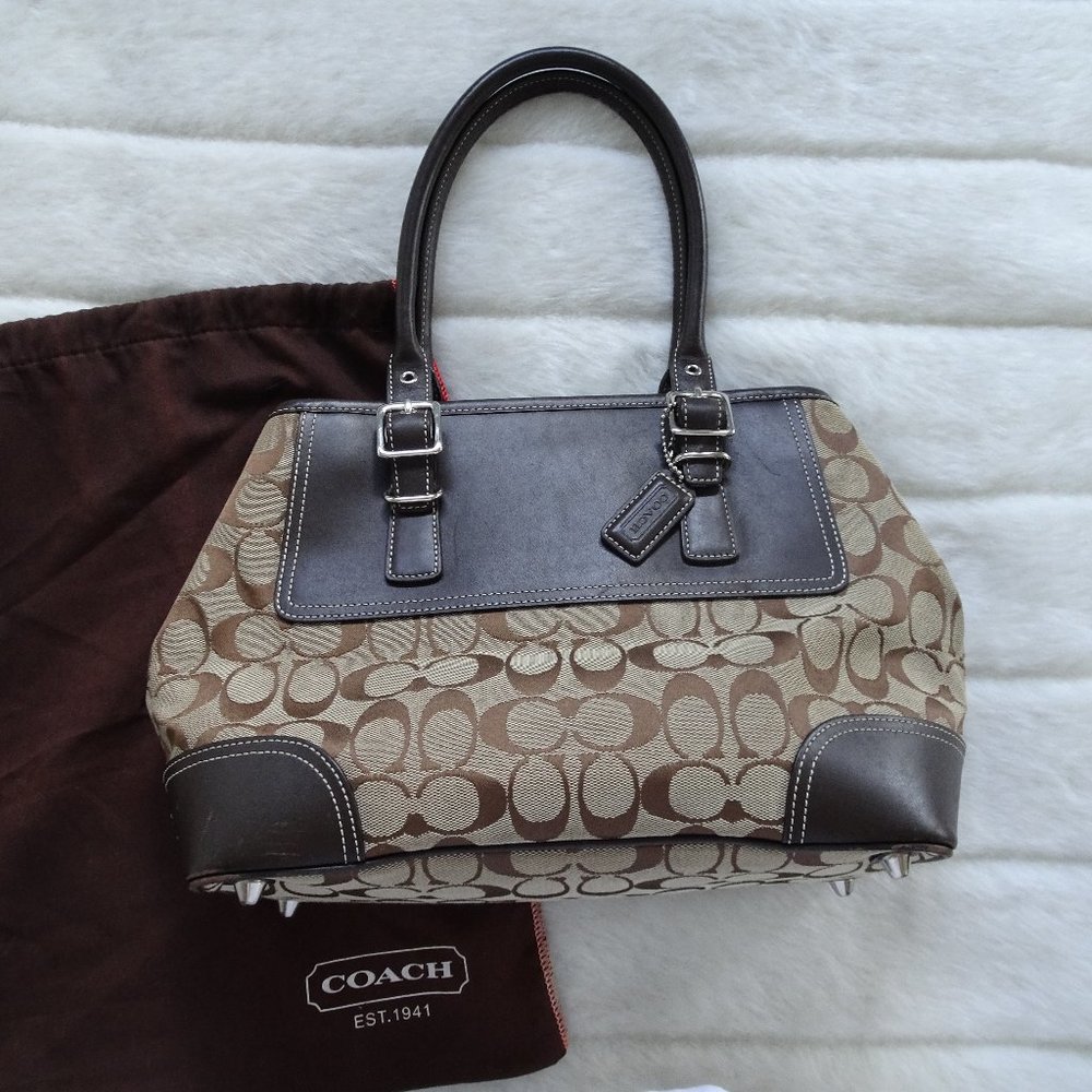 Vintage Hampton Satchel Coach Purse